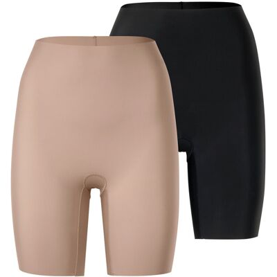 Tchibo - 2 Magic-Cut-Radler-Shorts »light shaping« - Damen - Gr. S - schwarz Tchibo - 2 Magic-Cut-Radler-Shorts »light shaping« - Damen - Gr. S - schwarz