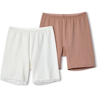 Tchibo - 2 Radler-Shorts - Damen - Gr. M - beige Tchibo - 2 Radler-Shorts - Damen - Gr. M - beige