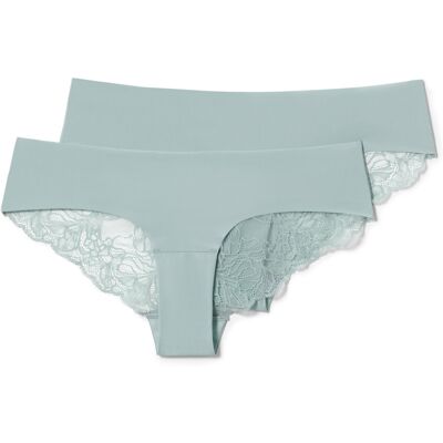 Tchibo - 2 Magic-Cut-Brazil-Slips - Damen - Gr. L - blau Tchibo - 2 Magic-Cut-Brazil-Slips - Damen - Gr. L - blau