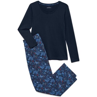 Tchibo - Pyjama-Set - Damen - Gr. XL - dunkelblau Tchibo - Pyjama-Set - Damen - Gr. XL - dunkelblau