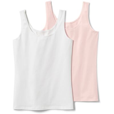 Tchibo - 2 Hemdchen - Damen - Gr. M - weiss Tchibo - 2 Hemdchen - Damen - Gr. M - weiss