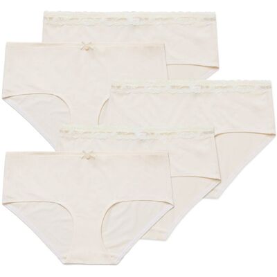 Tchibo - 5 Pantys - Damen - Gr. M - creme Tchibo - 5 Pantys - Damen - Gr. M - creme
