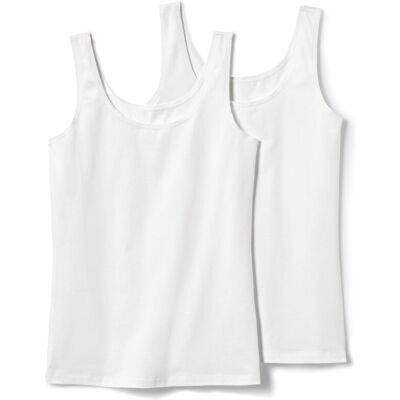 Tchibo - 2 Hemdchen - Damen - Gr. M - weiss Tchibo - 2 Hemdchen - Damen - Gr. M - weiss