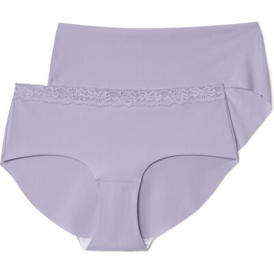 Tchibo - 2 Magic-Cut-Pantys - Damen - Gr. M - lila Tchibo - 2 Magic-Cut-Pantys - Damen - Gr. M - lila