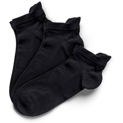 Tchibo - 3 Paar Funktions-Sportsocken - Unisex - Gr. 35-38 - schwarz Tchibo - 3 Paar Funktions-Sportsocken - Unisex - Gr. 35-38 - schwarz