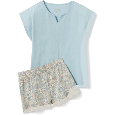 Tchibo - Shorty-Pyjama - Damen - Gr. S - hellblau Tchibo - Shorty-Pyjama - Damen - Gr. S - hellblau