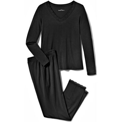 Tchibo - Pyjama - Damen - Gr. M - schwarz Tchibo - Pyjama - Damen - Gr. M - schwarz