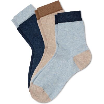 Tchibo - 3 Paar Socken - Damen - Gr. 39-42 - dunkelblau Tchibo - 3 Paar Socken - Damen - Gr. 39-42 - dunkelblau