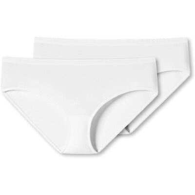 2 Schiesser Hipster - Damen - Gr. 36 - weiss 2 Schiesser Hipster - Damen - Gr. 36 - weiss