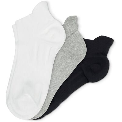 Tchibo - 3 Paar Sportsocken - Unisex - Gr. 35-38 - schwarz Tchibo - 3 Paar Sportsocken - Unisex - Gr. 35-38 - schwarz