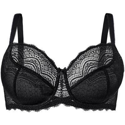 Tchibo - Bügel-BH mit Spitze - Damen - Gr. 95D - schwarz Tchibo - Bügel-BH mit Spitze - Damen - Gr. 95D - schwarz