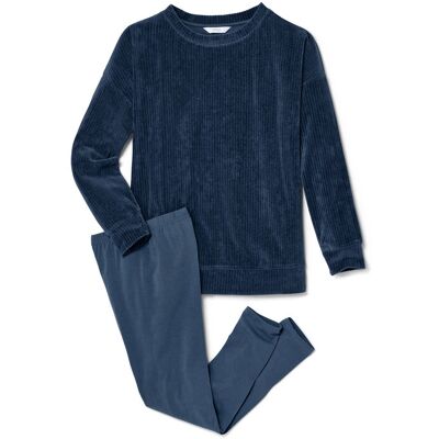 Tchibo - Leggings-Pyjama - Damen - Gr. XL - dunkelblau Tchibo - Leggings-Pyjama - Damen - Gr. XL - dunkelblau