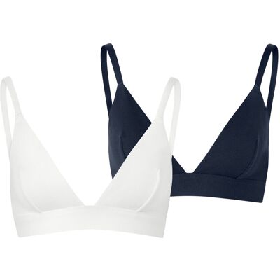 Tchibo - 2 Soft-BHs - Damen - Gr. 85B - dunkelblau Tchibo - 2 Soft-BHs - Damen - Gr. 85B - dunkelblau
