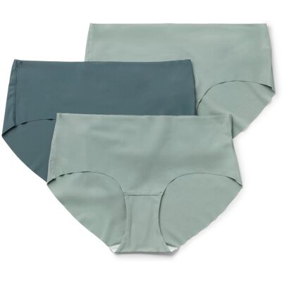Tchibo - 3 Magic-Cut-Pantys - Damen - Gr. L - petrol Tchibo - 3 Magic-Cut-Pantys - Damen - Gr. L - petrol