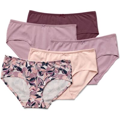 Tchibo - 5 Pantys - Damen - Gr. M - dunkellila Tchibo - 5 Pantys - Damen - Gr. M - dunkellila