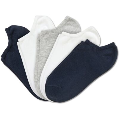 Tchibo - 5 Paar Sneakersocken - Damen - Gr. 39-42 - dunkelblau Tchibo - 5 Paar Sneakersocken - Damen - Gr. 39-42 - dunkelblau