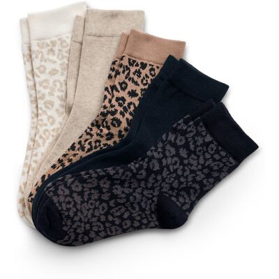 Tchibo - 5 Paar Socken - Damen - Gr. 35-38 - hellbraun Tchibo - 5 Paar Socken - Damen - Gr. 35-38 - hellbraun