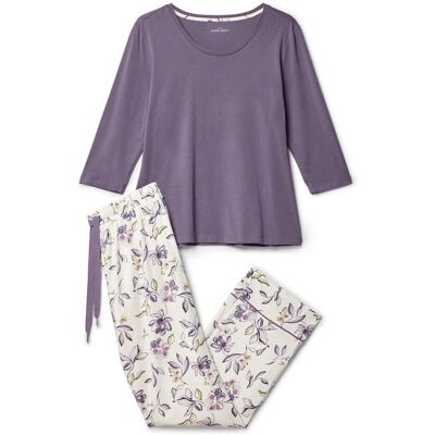 Tchibo - Pyjama-Set - Damen - Gr. S - lila/geblümt Tchibo - Pyjama-Set - Damen - Gr. S - lila/geblümt