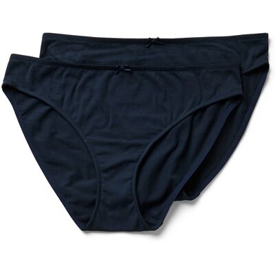 Tchibo - 2 Slips - Damen - Gr. L - dunkelblau Tchibo - 2 Slips - Damen - Gr. L - dunkelblau