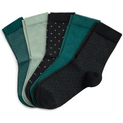 Tchibo - 5 Paar Socken - Damen - Gr. 39-42 - schwarz Tchibo - 5 Paar Socken - Damen - Gr. 39-42 - schwarz
