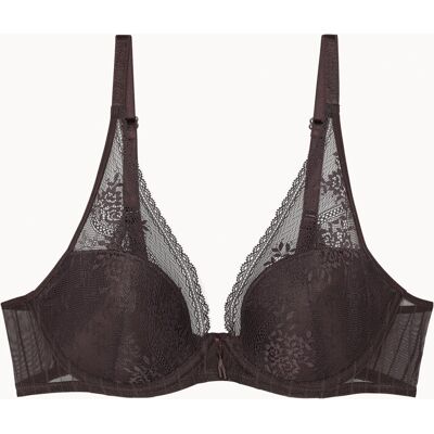 Passionata Plunge-BH »Maddie« - Damen - Gr. 80E - braun Passionata Plunge-BH »Maddie« - Damen - Gr. 80E - braun