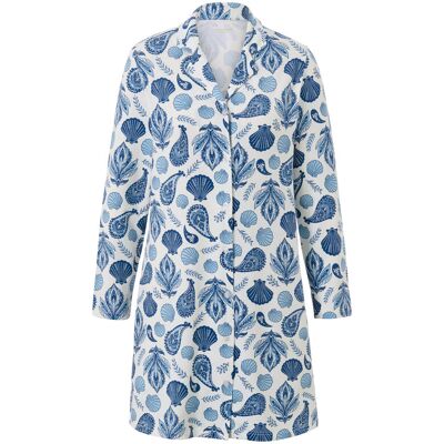 Tchibo - Nachthemd - Damen - Gr. M - weiss/paisley Tchibo - Nachthemd - Damen - Gr. M - weiss/paisley