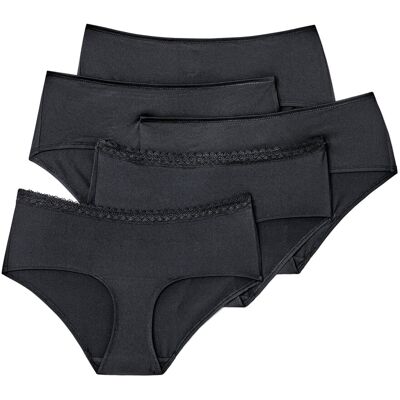 Tchibo - 5 Pantys - Damen - Gr. XXL - schwarz Tchibo - 5 Pantys - Damen - Gr. XXL - schwarz