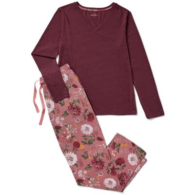 Tchibo - Pyjama-Set - Damen - Gr. S - bordeaux Tchibo - Pyjama-Set - Damen - Gr. S - bordeaux