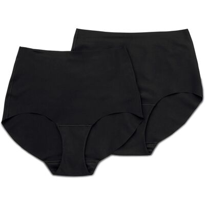 Tchibo - 2 Highwaist-Pantys »light-shaping« - Damen - Gr. L - schwarz Tchibo - 2 Highwaist-Pantys »light-shaping« - Damen - Gr. L - schwarz