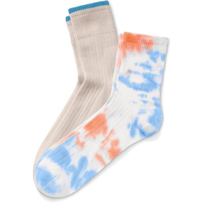 Tchibo - 2 Paar Socken - Damen - Gr. 39-42 - orange/print Tchibo - 2 Paar Socken - Damen - Gr. 39-42 - orange/print