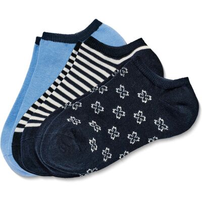 Tchibo - 3 Paar Sneakersocken - Damen - Gr. 39-42 - dunkelblau Tchibo - 3 Paar Sneakersocken - Damen - Gr. 39-42 - dunkelblau