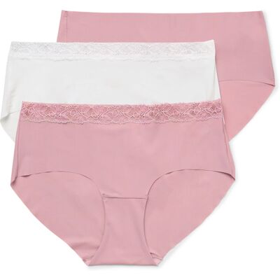 Tchibo - 3 Pantys »Magic Cut« - Damen - Gr. M - weiss Tchibo - 3 Pantys »Magic Cut« - Damen - Gr. M - weiss