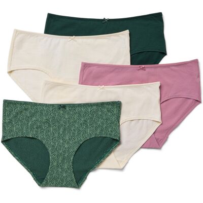 Tchibo - 5 Pantys - Damen - Gr. M - dunkelgrün Tchibo - 5 Pantys - Damen - Gr. M - dunkelgrün