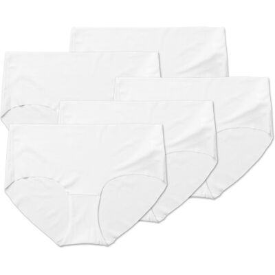Tchibo - 5 Magic-Cut-Pantys - Damen - Gr. S - weiss Tchibo - 5 Magic-Cut-Pantys - Damen - Gr. S - weiss