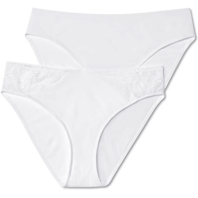 Tchibo - 2 Slips - Damen - Gr. S - weiss Tchibo - 2 Slips - Damen - Gr. S - weiss