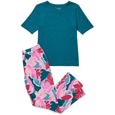 Tchibo - Pyjama-Set - Damen - Gr. XXL - petrol Tchibo - Pyjama-Set - Damen - Gr. XXL - petrol