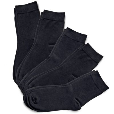 Tchibo - 5 Paar Socken - Damen - Gr. 39-42 - schwarz Tchibo - 5 Paar Socken - Damen - Gr. 39-42 - schwarz