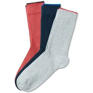 Tchibo - 3 Paar Socken - Dunkelblau/Meliert - Gr.: 41-43 Baumwolle 1x 41-43 male