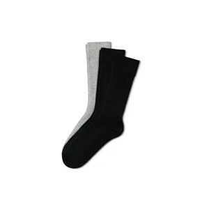 Tchibo - 3 Paar Socken - Schwarz/Meliert - Gr.: 41-43 Baumwolle 2x 41-43 male