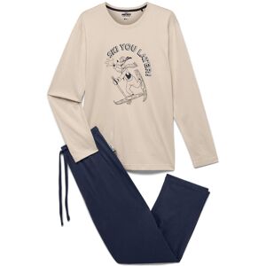 Tchibo - Pyjama »Mickey and Friends« - Herren - Gr. L - dunkelblau/print Tchibo - Pyjama »Mickey and Friends« - Herren - Gr. L - dunkelblau/print