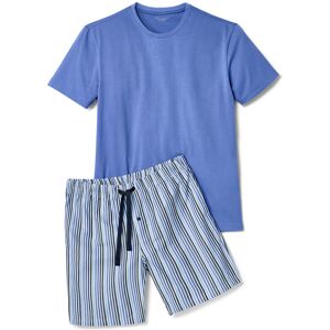 Tchibo - Shorty-Pyjama - Herren - Gr. XL - weiß/gestreift Tchibo - Shorty-Pyjama - Herren - Gr. XL - weiß/gestreift