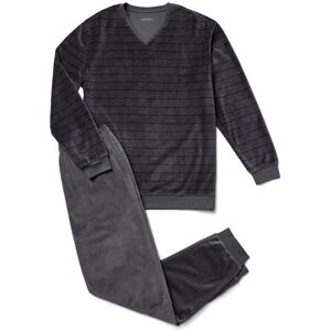 Tchibo - Nicki-Pyjama - Herren - Gr. S - bordeaux/gestreift Tchibo - Nicki-Pyjama - Herren - Gr. S - bordeaux/gestreift