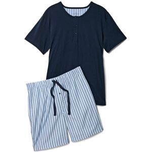 Tchibo - Shorty-Pyjama-Set - Herren - Gr. XXL - weiss/gestreift Tchibo - Shorty-Pyjama-Set - Herren - Gr. XXL - weiss/gestreift