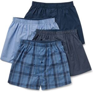 Tchibo - 4 Web-Boxershorts - Herren - Gr. M/5 - dunkelblau/kariert Tchibo - 4 Web-Boxershorts - Herren - Gr. M/5 - dunkelblau/kariert