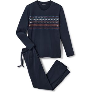 Tchibo - Pyjama - Herren - Gr. M - weiß/print Tchibo - Pyjama - Herren - Gr. M - weiß/print