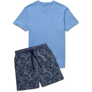 Tchibo - Shorty-Pyjama-Set - Herren - Gr. L - dunkelblau/paisley Tchibo - Shorty-Pyjama-Set - Herren - Gr. L - dunkelblau/paisley