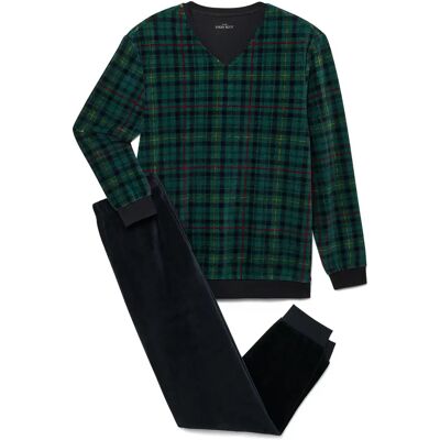 Tchibo - Nicki-Pyjama-Set - Herren - Gr. XXL - schwarz Tchibo - Nicki-Pyjama-Set - Herren - Gr. XXL - schwarz