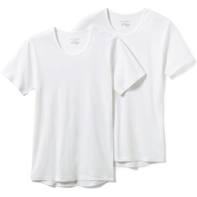 Tchibo - 2 Qualitäts-Feinripp-Unterhemden - Herren - Gr. Xl/7 - weiss Tchibo - 2 Qualitäts-Feinripp-Unterhemden - Herren - Gr. Xl/7 - weiss