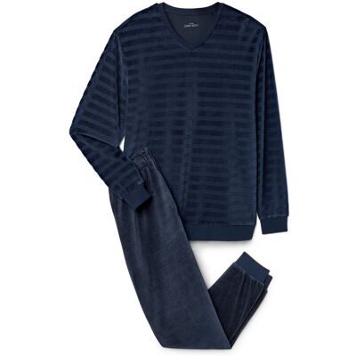 Tchibo - Nicki-Pyjama-Set - Herren - Gr. XL - dunkelblau Tchibo - Nicki-Pyjama-Set - Herren - Gr. XL - dunkelblau