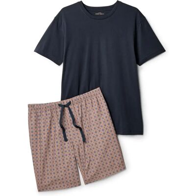 Tchibo - Shorty-Pyjama-Set - Herren - Gr. S - dunkelblau/paisley Tchibo - Shorty-Pyjama-Set - Herren - Gr. S - dunkelblau/paisley